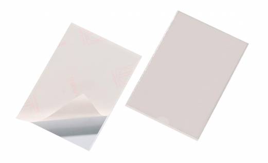 Pocketfix&reg; 148x105 mm Selvkl&aelig;bende pp-lomme med &aring;bning p&aring; den ene side. Leveres med indstik.  100 stk.