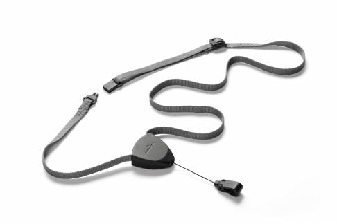 Halssnor flex m yoyo Yoyo-holder med justerbarthalssnor, velegnet til navneskilte og kortholder med hul.