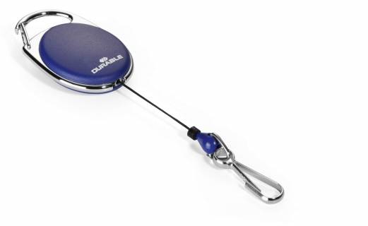 Yoyo-holder style Yoyo-holder med metalkrog, velegnet til navneskilte og kortholder med hul.