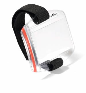Id-kortholder  outdoor secure armbind til 1 kort Kortholder  til udend&oslash;rsbrug, plads til 1 kort, 10 stk/pak