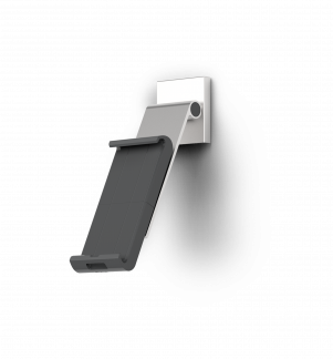 Tablet holder wall pro Vægstander til tablet med drejelig arm og variabel vinkeljustering til ergonomisk læsbarhed når den fastsættes på væggen