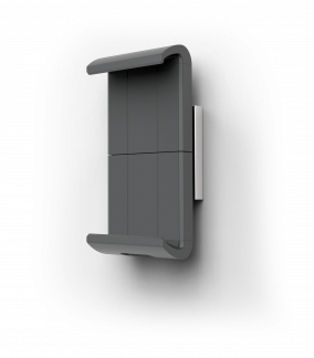 Tablet holder wall xl Tabletholder i høj kvalitet. Til tablets med beskyttelses cover op til 23 mm tykkelse Let at betjene med en hånd. Smart kabelstyring system