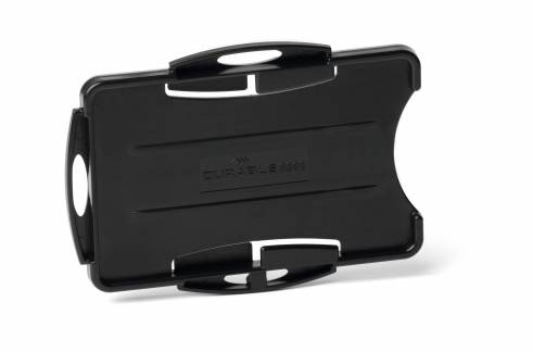 Id-kortholder eco til to kort &Aring;ben kortholder til 2 kort i formatet 54 x 87 mm. Kan kombineres med clip, halssnor eller yoyo. Artiklen er forsynet med milj&oslash;m&aelig;rket Blue Angel.