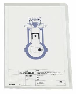 Plastomslag a4 business Holdbar og slidstærk plastomslag af  0,15mm plast.
