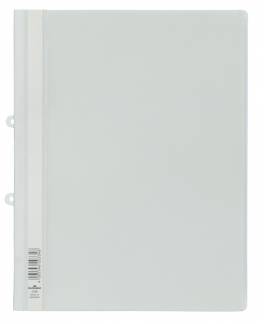 Tilbudsmappe med arkiveringsstrips a4+ Stiv PVC-mappe med klar forside og udtagelig arkiveringsstrimmel (hulning 80 mm) til arkivering i store hæftemapper og ringbind. Med etiketholder i fuld længde og kanal til ophængningsskinne.