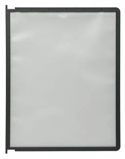 Sherpa® panel pin a4 Lomme med integreret pin,  til register-/display-/oversigt-systemer der har konsoller med pin hul (Kan ikke anvendes i DURABLE registersystemer).