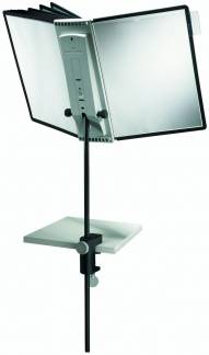 Sherpa® desk clamp 10 Komplet sæt med arm med bordklemme og 10 stk lommer i A4.