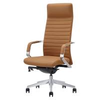 Kontorstol ELC Excellence læder brun