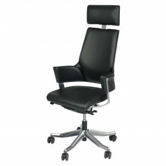 Delphi chefstol med nakkestøtte