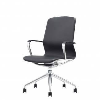 Kontorstol ELC Nola læder sort