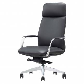 Kontorstol ELC Bonea læder sort