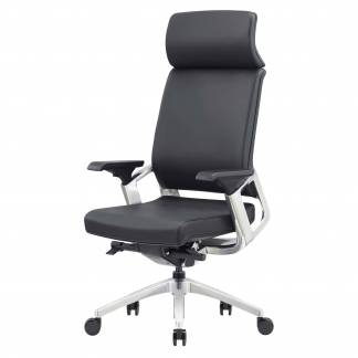 Kontorstol ELC Lanzi læder sort*