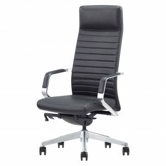 Kontorstol ELC Excellence læder sort