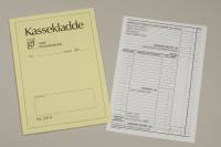 Kassekladde GF2014 - 140 x 205 mm - 32-sidet hæfte m/momskolonne