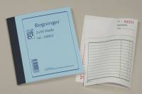 Regningsblok GF10002 - 108 x 148 mm med kopi - 50 blade