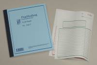 Duplikatbog GF10017 - 148 x 197 mm med/kopi/talkolonne 50 blade