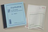 Duplikatbog GF10021 - 108 x 200 mm med kopi & moms - 100 blade