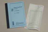 Regning GF10040 - 108 x 200 mm med kopi & moms - 50 blade