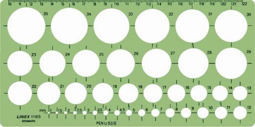 LINEX 1116S CIRKELSKABELON