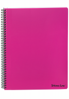 Bantex Strong-Line Kollegieblok A4 Linjeret, Pink Bantex Strong-Line Kollegieblok A4 Linjeret, Pink