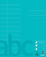 Bantex Skolehæfte 17X21, 12 Linjer, Turkis Bantex Skolehæfte 17X21, 12 Linjer, Turkis