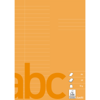 Bantex Skoleh&aelig;fte A4 24 Linjer, Abrikos Bantex Skoleh&aelig;fte A4 24 Linjer, Abrikos