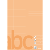 Bantex Skoleh&aelig;fte A5 13 Linjer, Fersken Bantex Skoleh&aelig;fte A5 13 Linjer, Fersken