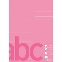 Bantex Skoleh&aelig;fte A5 7 Linjer, Rosa/Pink Bantex Skoleh&aelig;fte A5 7 Linjer, Rosa/Pink