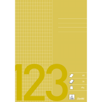 Bantex Skoleh&aelig;fte A5 5X7 Kvadreret, Oliven Bantex Skoleh&aelig;fte A5 5X7 Kvadreret, Oliven