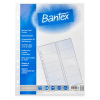 Bantex Visitkortlomme, Transparent Bantex Visitkortlomme, Transparent