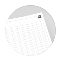 Notebook Oxford International Notesbog i hårdt karton omslag og dobbeltspiral, A5+, 160 sider, kvadr Notebook Oxford International Notesbog i hårdt karton omslag og dobbeltspiral, A5+, 160 sider, kvadreret