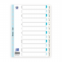 Strongline Register Jan-Dec A4 PP 0,12 Hvid Strongline Register Jan-Dec A4 PP 0,12 Hvid