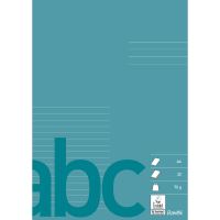 Bantex Skoleh&aelig;fte A4 64S 70G &frac12;Blank &frac12;8,5Mm, Petroleum Bantex Skoleh&aelig;fte A4 64S 70G &frac12;Blank &frac12;8,5Mm, Petroleum