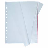 Bantex signallomme med flap 0,14 mm, Rød Bantex signallomme med flap 0,14 mm, Rød