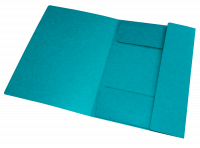 OXFORD Top File+-samlemappe med elastikker og 3 flapper A4 akvamarinbl&aring; OXFORD Top File+-samlemappe med elastikker og 3 flapper A4 akvamarinbl&aring;