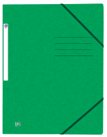 OXFORD Top File+-samlemappe med elastikker og 3 flapper A4 gr&oslash;n FilmX10 OXFORD Top File+-samlemappe med elastikker og 3 flapper A4 gr&oslash;n FilmX10