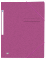 OXFORD Top File+-samlemappe med elastikker og 3 flapper A4 lilla OXFORD Top File+-samlemappe med elastikker og 3 flapper A4 lilla