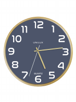 Unilux Baltic Clock Blue/Wood Unilux Baltic Clock Blue/Wood