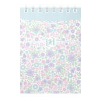 OXFORD Floral, A7-format, blødt omslag, notesblok med dobbeltspiral, linjeret, 140 sider, assortered OXFORD Floral, A7-format, blødt omslag, notesblok med dobbeltspiral, linjeret, 140 sider, assorterede farver