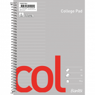 Bantex Col Kollegieblok, Linjeret, Svensk Hulning Bantex Col Kollegieblok, Linjeret, Svensk Hulning