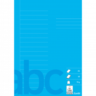 Bantex Skoleh&aelig;fte A4 18 Linjer, Bl&aring; Bantex Skoleh&aelig;fte A4 18 Linjer, Bl&aring;