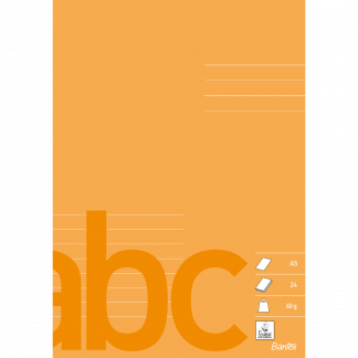 Bantex Skoleh&aelig;fte A5 11 Linjer, Orange Bantex Skoleh&aelig;fte A5 11 Linjer, Orange