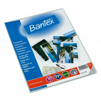 Bantex Fotolomme 0,1 Mm 10 Stk, H&oslash;jformat, Transparent Bantex Fotolomme 0,1 Mm 10 Stk, H&oslash;jformat, Transparent