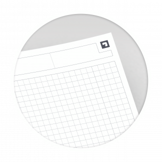 Notebook Oxford International Notesbog i hårdt karton omslag og dobbeltspiral, A5+, 160 sider, kvadr Notebook Oxford International Notesbog i hårdt karton omslag og dobbeltspiral, A5+, 160 sider, kvadreret