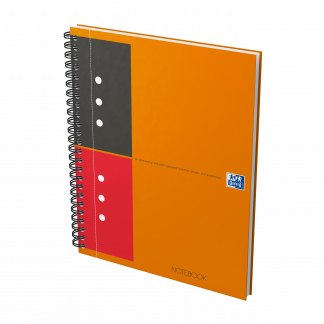 Notebook Oxford International Notesbog, dobbeltspiral, A5+, 160 sider, linjeret Notebook Oxford International Notesbog, dobbeltspiral, A5+, 160 sider, linjeret