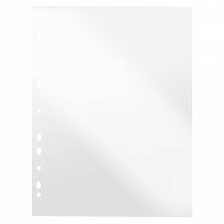 Udstansede lommer Bantex kasse med 100 A4 Pp120 glat klar Udstansede lommer Bantex kasse med 100 A4 Pp120 glat klar