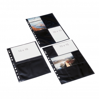 Bantex Fotolomme 0,09 Mm 10 Stk. Sort H&oslash;jformat, Transparent Bantex Fotolomme 0,09 Mm 10 Stk. Sort H&oslash;jformat, Transparent