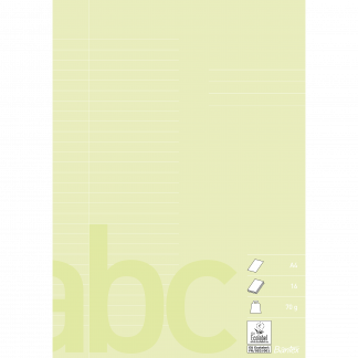 Bantex Skoleh&aelig;fte A4 32S 70G 29 Linjer, For&aring;rsgr&oslash;n Bantex Skoleh&aelig;fte A4 32S 70G 29 Linjer, For&aring;rsgr&oslash;n