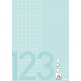 Bantex Skoleh&aelig;fte A4 32S 70G 5X5, Mint Bantex Skoleh&aelig;fte A4 32S 70G 5X5, Mint