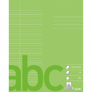 Bantex Skoleh&aelig;fte 170X210 70G Hus 5+5+5+7, &AElig;blegr&oslash;n Bantex Skoleh&aelig;fte 170X210 70G Hus 5+5+5+7, &AElig;blegr&oslash;n